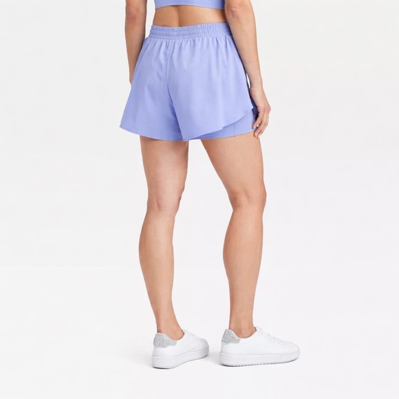 JOY LAB by Target Flutter Shorts Periwinkle Blue L - Picture 2 of 10